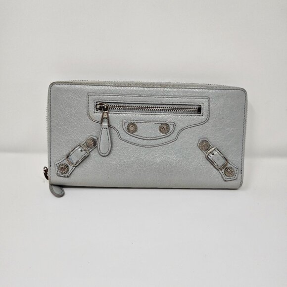 Balenciaga Zip around Motocross Continental Wallet - Picture 1 of 15